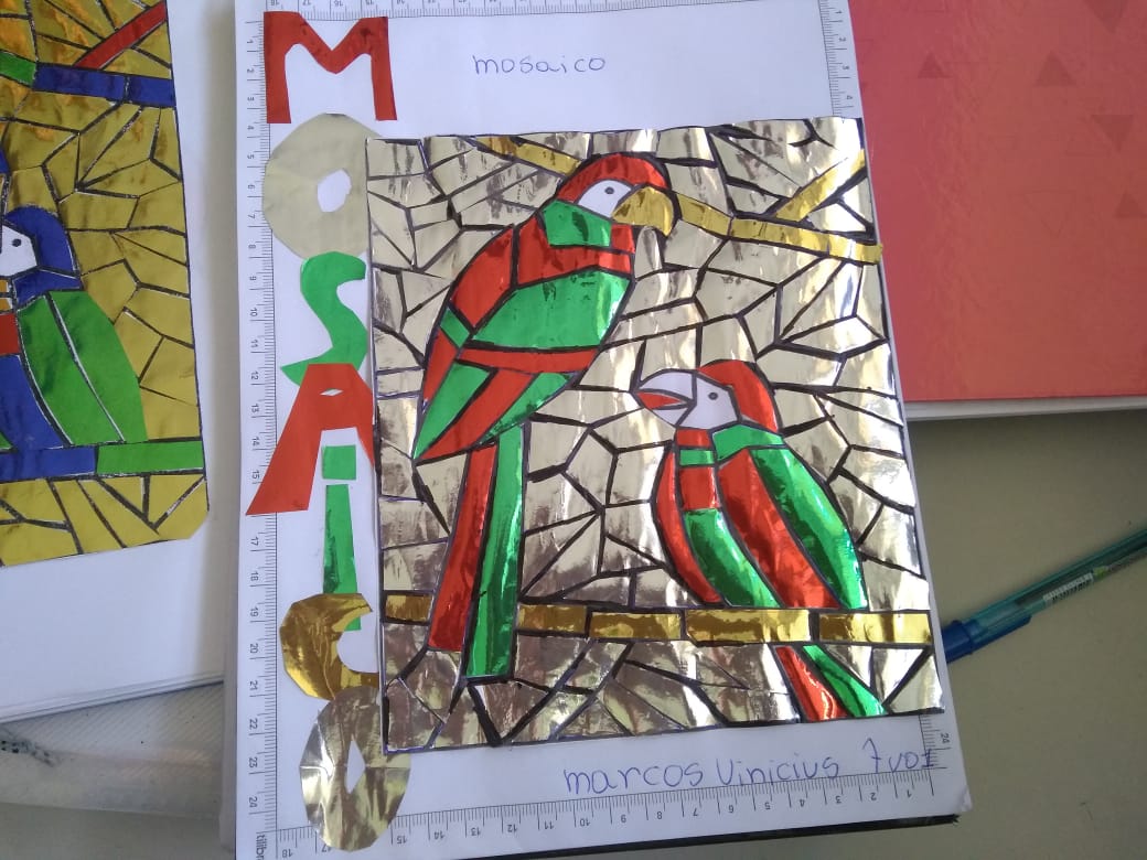 Atividades De Artes Com Mosaico - FDPLEARN